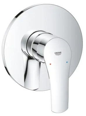 Смеситель для душа, встраиваемый, хром Grohe Eurosmart 24042003