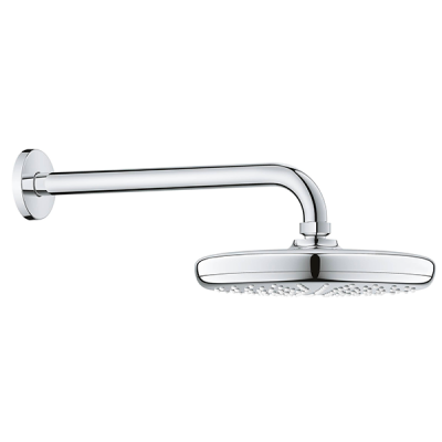 Верхний душ с кронштейном 286, хром Grohe Tempesta 210 26412000