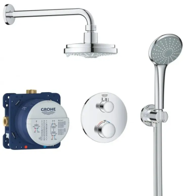 34735000 Grohtherm Набор для комплектации душа с Rainshower Cosmopolitan 160