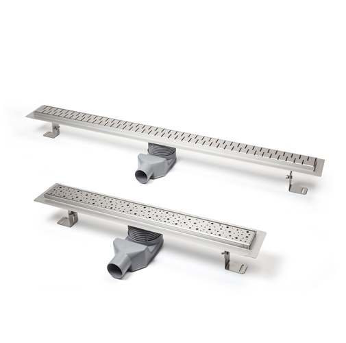 Трап линейный для пола, боковой слив, поворотный сифон MCH CHN1050M1