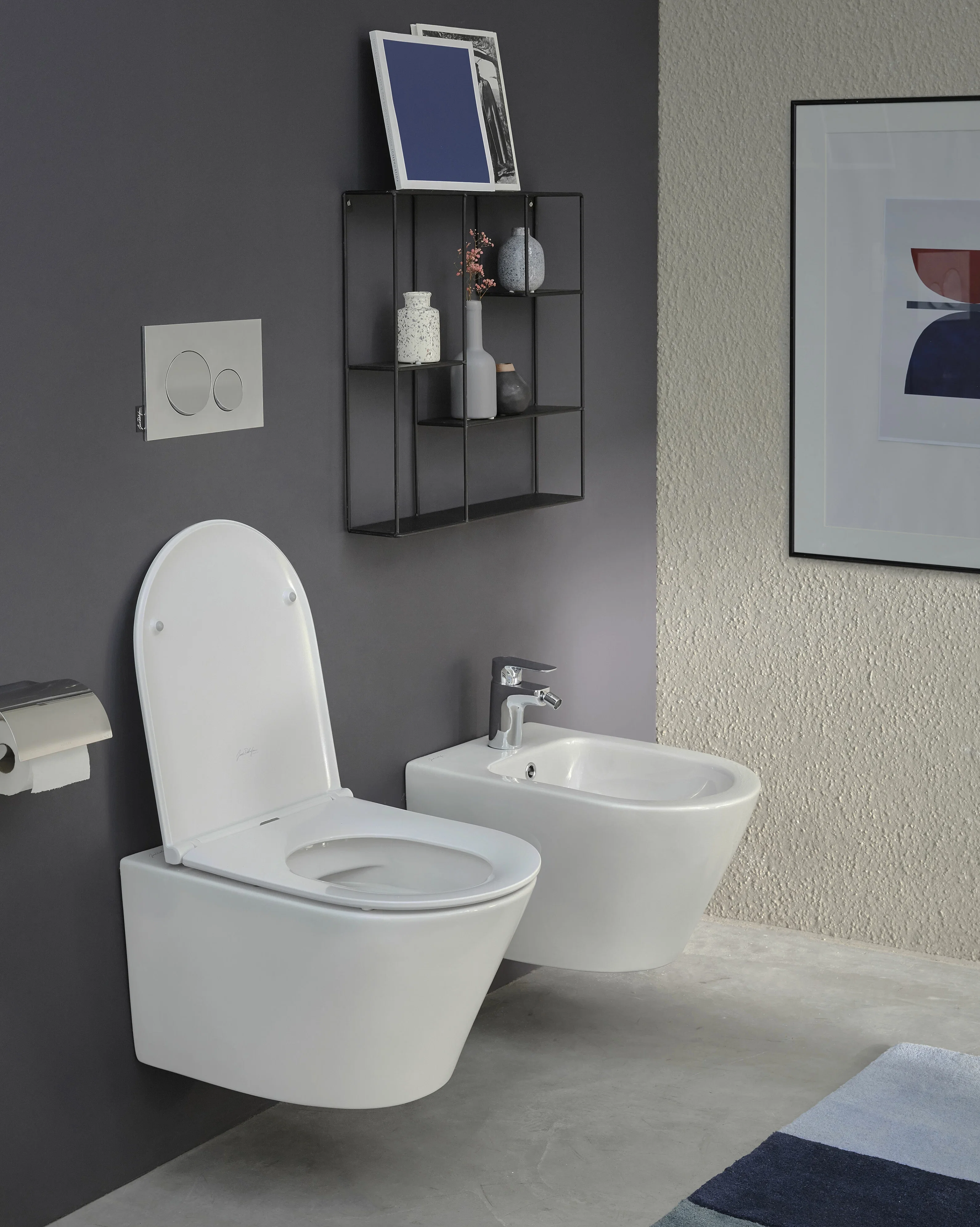 Унитаз подвесной, безободковый, белый Jacob Delafon Rodin EDY102-00