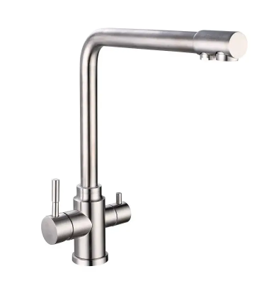 Смеситель для кухни, с подключением к фильтру, нержавеющая сталь ESKO K24
