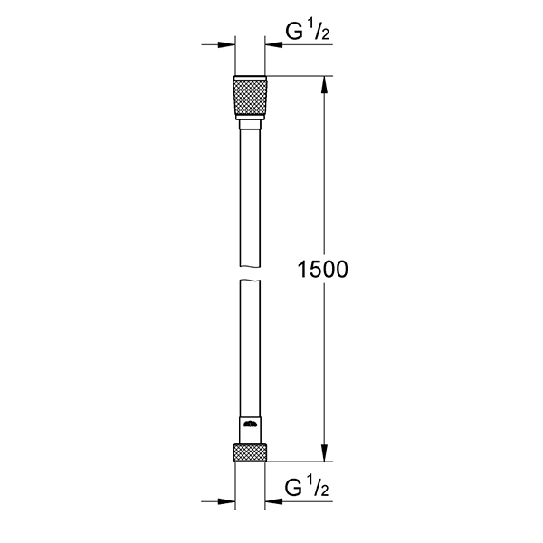 Душевой шланг Grohe Silverflex shower hose 1500 mm 28364000