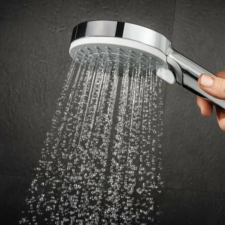 Душевая система с термостатом для ванны, хром Hansgrohe Crometta S 240 Showerpipe 27320000