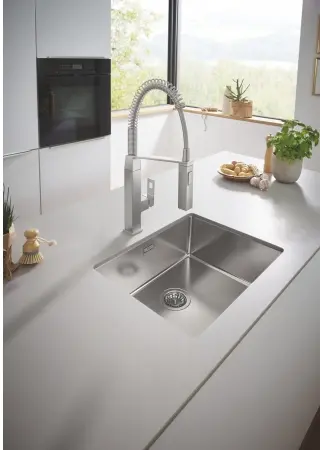 Мойка K700, с 1 чашей, 550х450, нержавеющая сталь GROHE 31574SD1