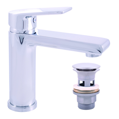 Смеситель для раковины с донным клапаном, хром Rav Slezak Colorado CO129.5