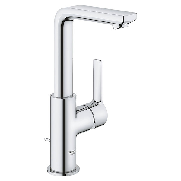 Смеситель для раковины с донным клапаном, размер L, хром Grohe Lineare 23296001
