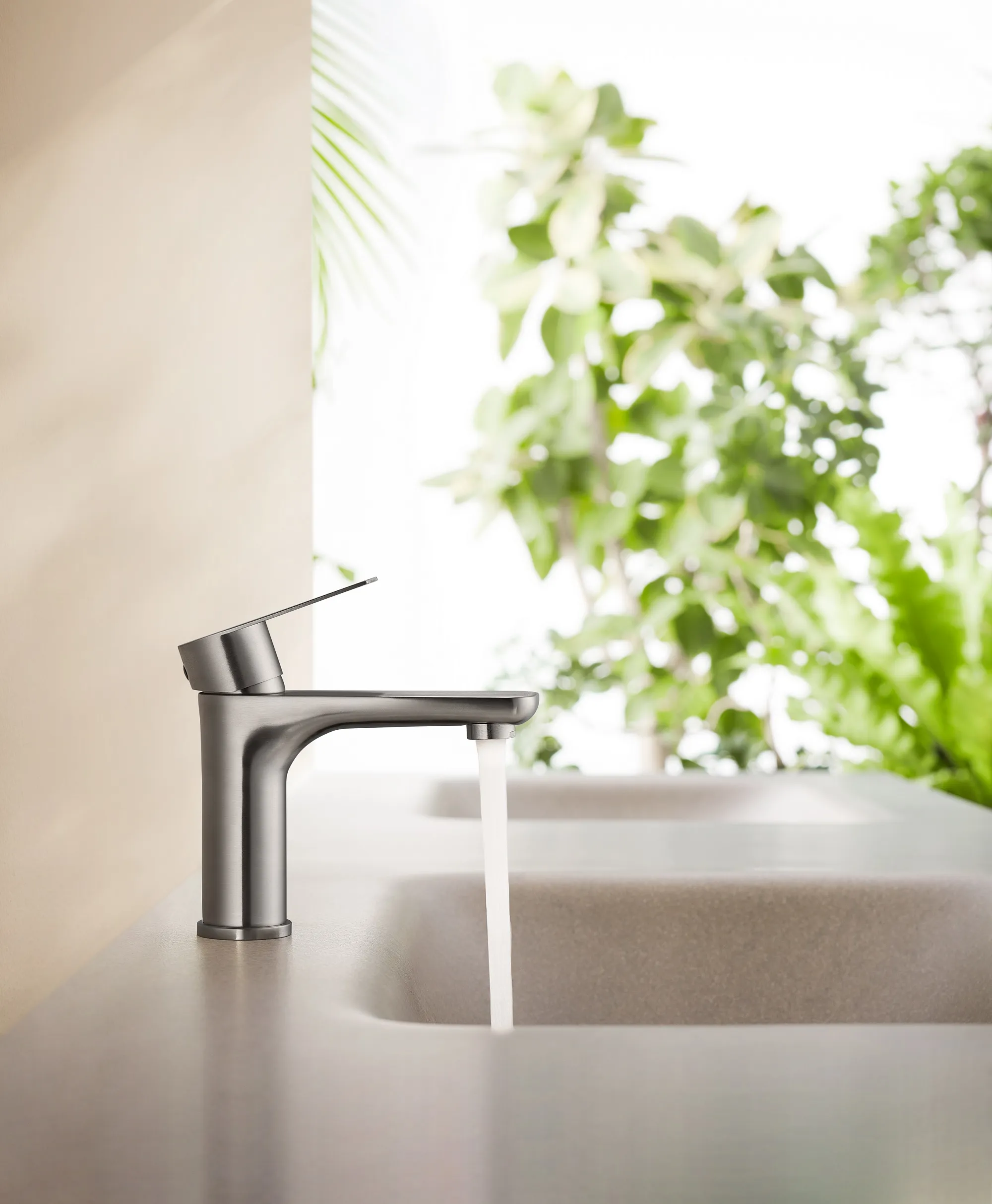 Смеситель для раковины, серый SSWW SATM019A-GA0-1