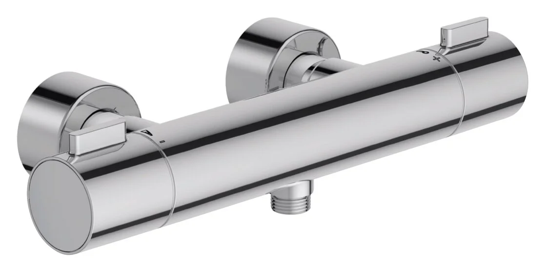 E37035-CP CUFF термостат. настенный смеситель для душа