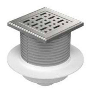 Трап точечный для пола, нижний слив MCH F1420XL