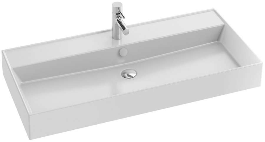 Раковина накладная 100, белая Jacob Delafon Vivienne EXBJ112-00