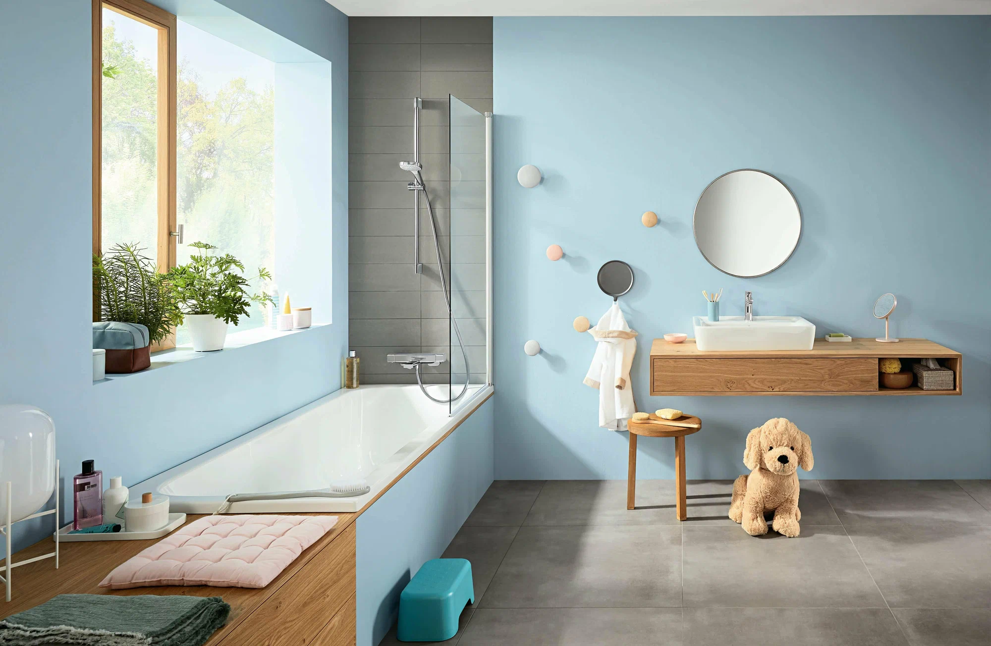 Термостат для ванны, хром Hansgrohe Ecostat E 15774000