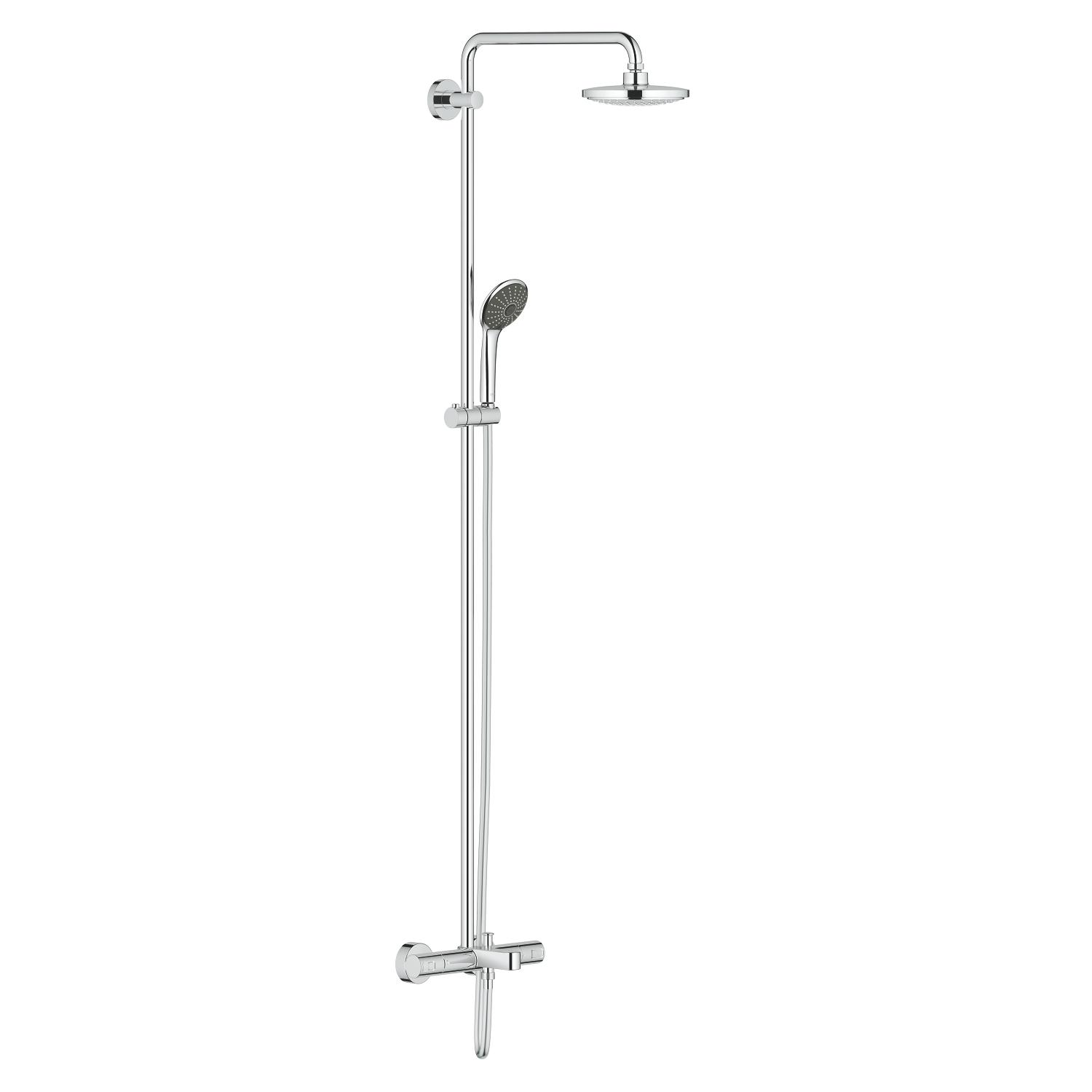 Душевая система с термостатом для ванны, хром Grohe Vitalio Joy System 180 27685000