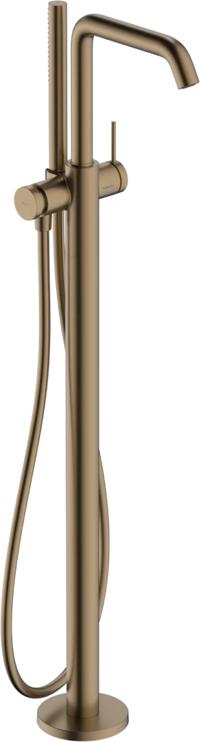 Смеситель для ванны, напольный, бронза Hansgrohe Tecturis 73440140