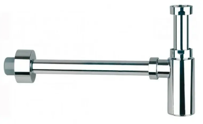 Сифон бутылочный с удлинителем, хром S-438 1 1/4x40 Jimten 001586