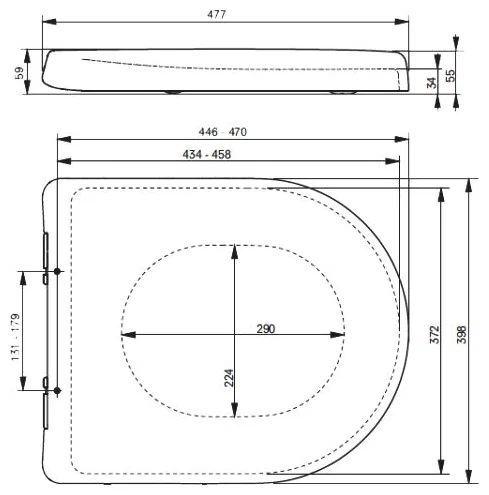 Унитаз подвесной, белый TOTO MH CW162Y