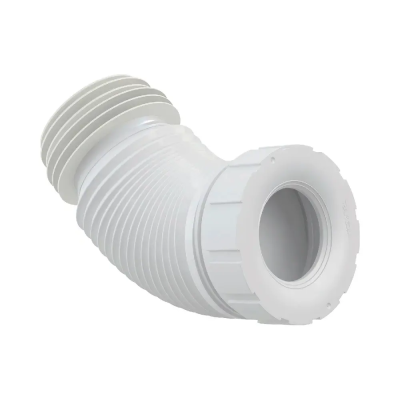 Гибкая подводка для выпуска унитаза, белая Alcaplast A97L