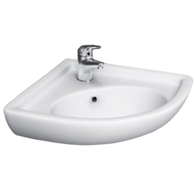 Раковина подвесная 44, угловая, белая Rak Ceramics Compact CO2601AWHA