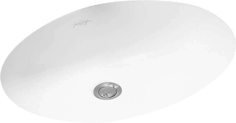 EN262-00 OVALE DESS Ovale раковина, устанавливаемая снизу, белый