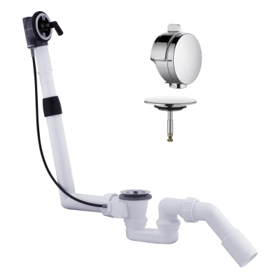 Сифон для ванны, наливной, сливной и переливной гарнитур для ванн Kludi Rotexa 2120005N-00