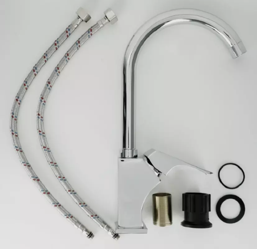 Смеситель для кухни, хром VODA Right RH519