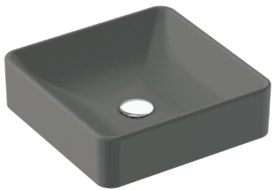 EVG102-MG2 VOX  накладная раковина 40*40 см, серый гранит