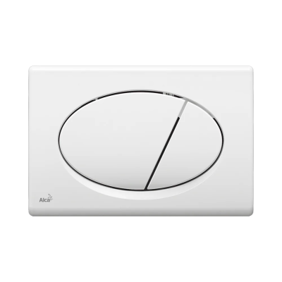 Панель смыва, белая Alcaplast M70