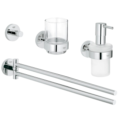 Набор аксессуаров, 4 предмета, хром Grohe Essentials 40846001