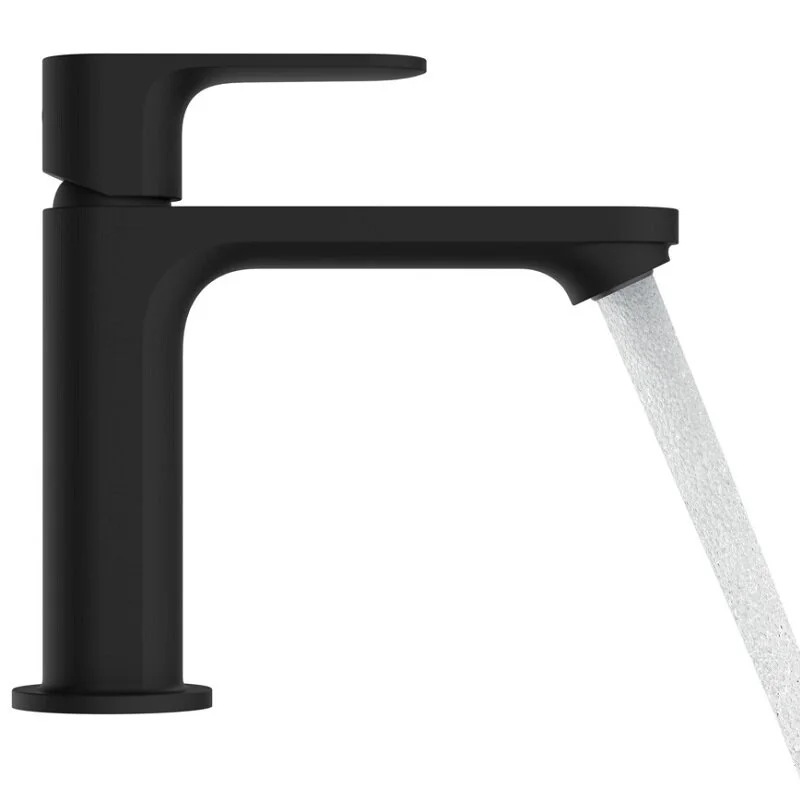 Смеситель для раковины 110, с донным клапаном, черный Hansgrohe Rebris E 72557670