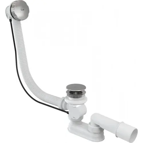 Сифон для ванны 57, хром Alcaplast A55KM
