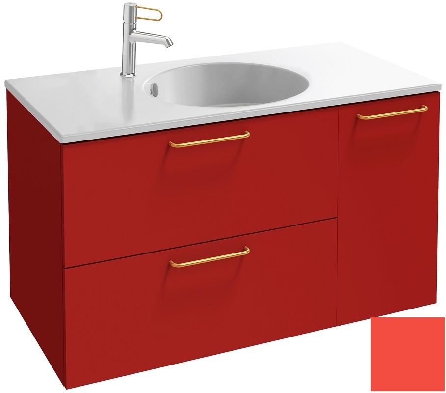 Тумба под раковину 90, белый глянцевый Jacob Delafon Odeon Rive Gauche EB2543-R8-G1C