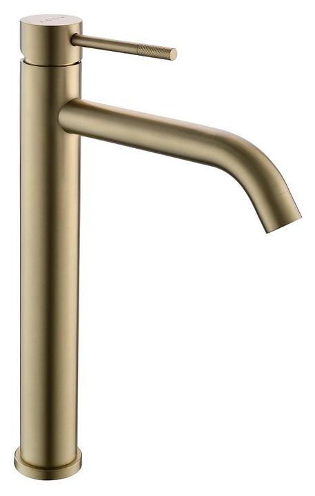 Смеситель для раковины, высокий излив, золото VODA Vessel VSL25G