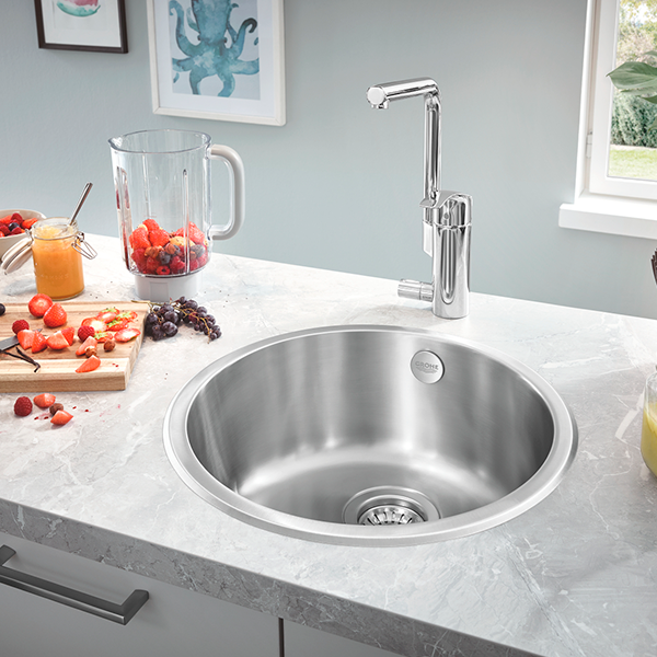 Мойка K200, круглая, нержавеющая сталь Grohe Sink 31720SD0