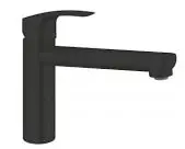 Смеситель для кухни, выдвижной излив, черный Grohe Eurosmart 303052431