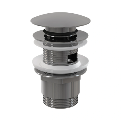 Донный клапан для раковины, большая заглушка Alcaplast Click-Clack A390