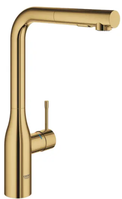 Смеситель для кухни, выдвижной излив, холодный рассвет глянец Grohe Essence 30504GL0