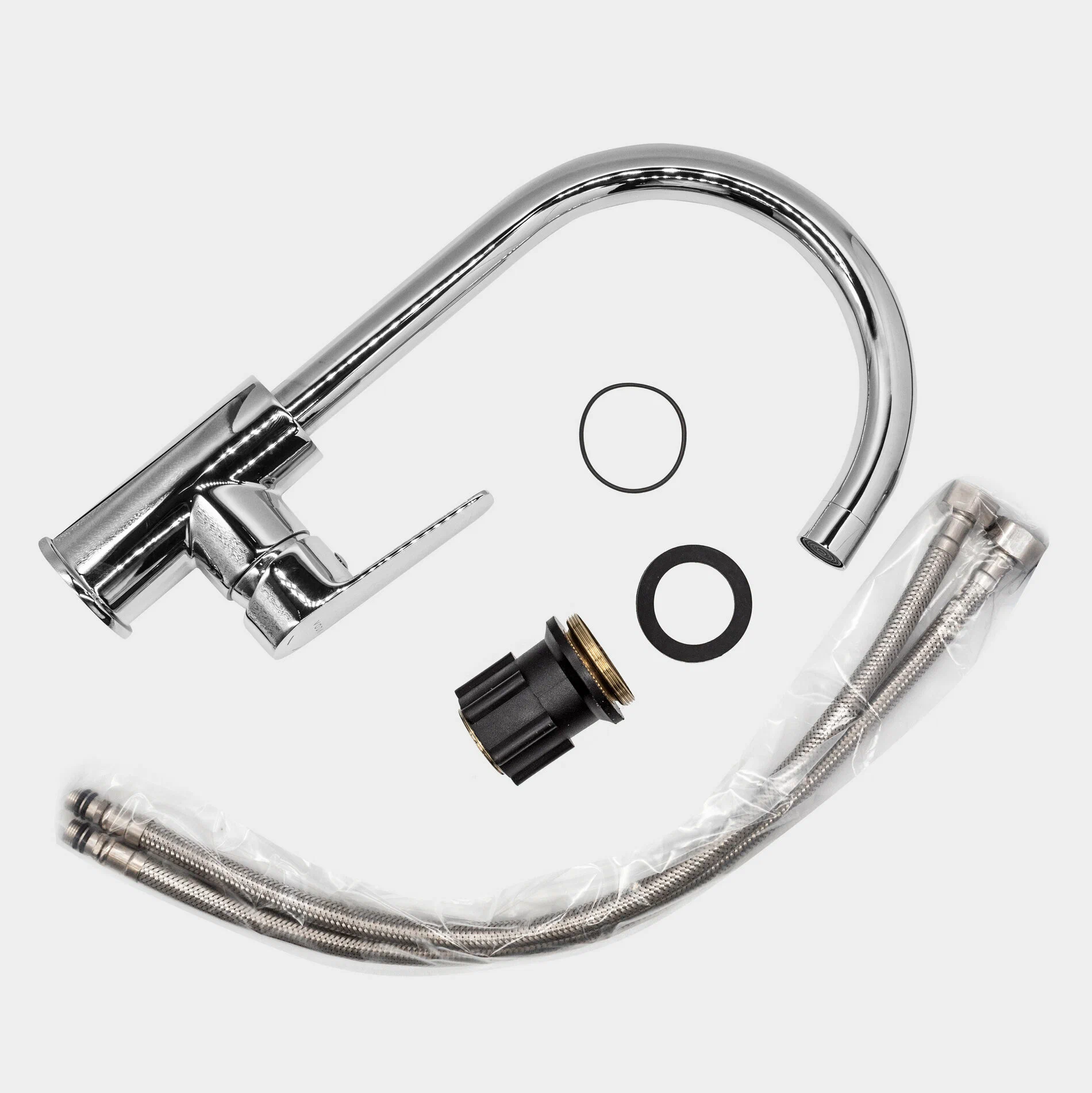 Смеситель для кухни, хром VODA Hill HI519