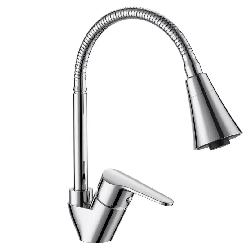 Смеситель для кухни, хром VODA Breeze BZ519flex