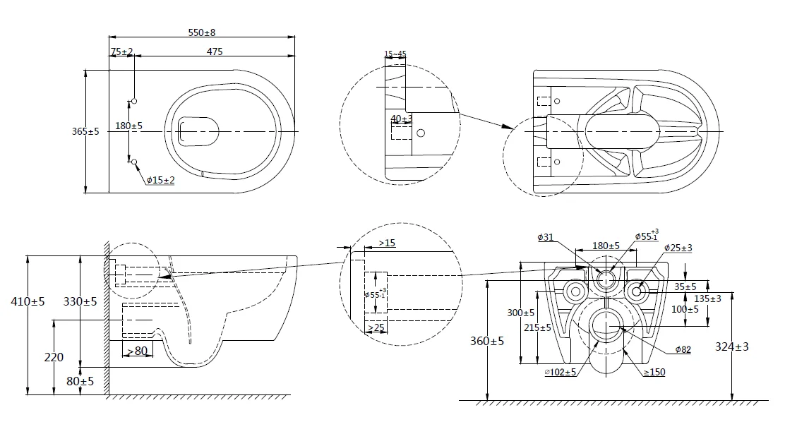 Комплект 4в1: Инсталляция с панелью смыва 38732SH0, унитаз-торнадо, сиденье SACG006K SSWW K25021206