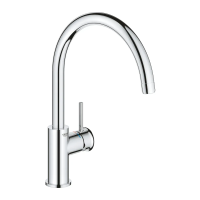 Смеситель для кухни, высокий излив, хром Grohe BauClassic 30577000