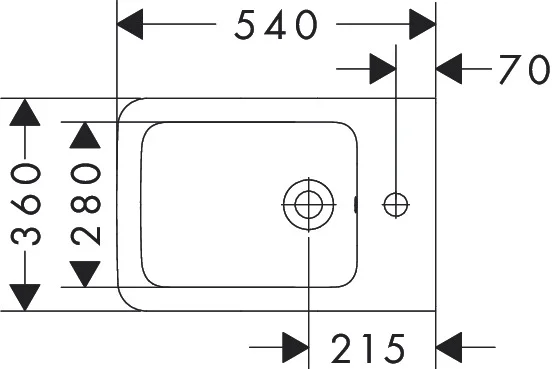 Биде подвесное, белый Hansgrohe EluPura Q 60280450