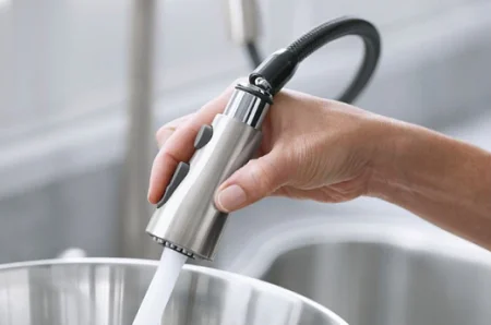 Смеситель для кухни, хром Jacob Delafon Simplice 596D-CP