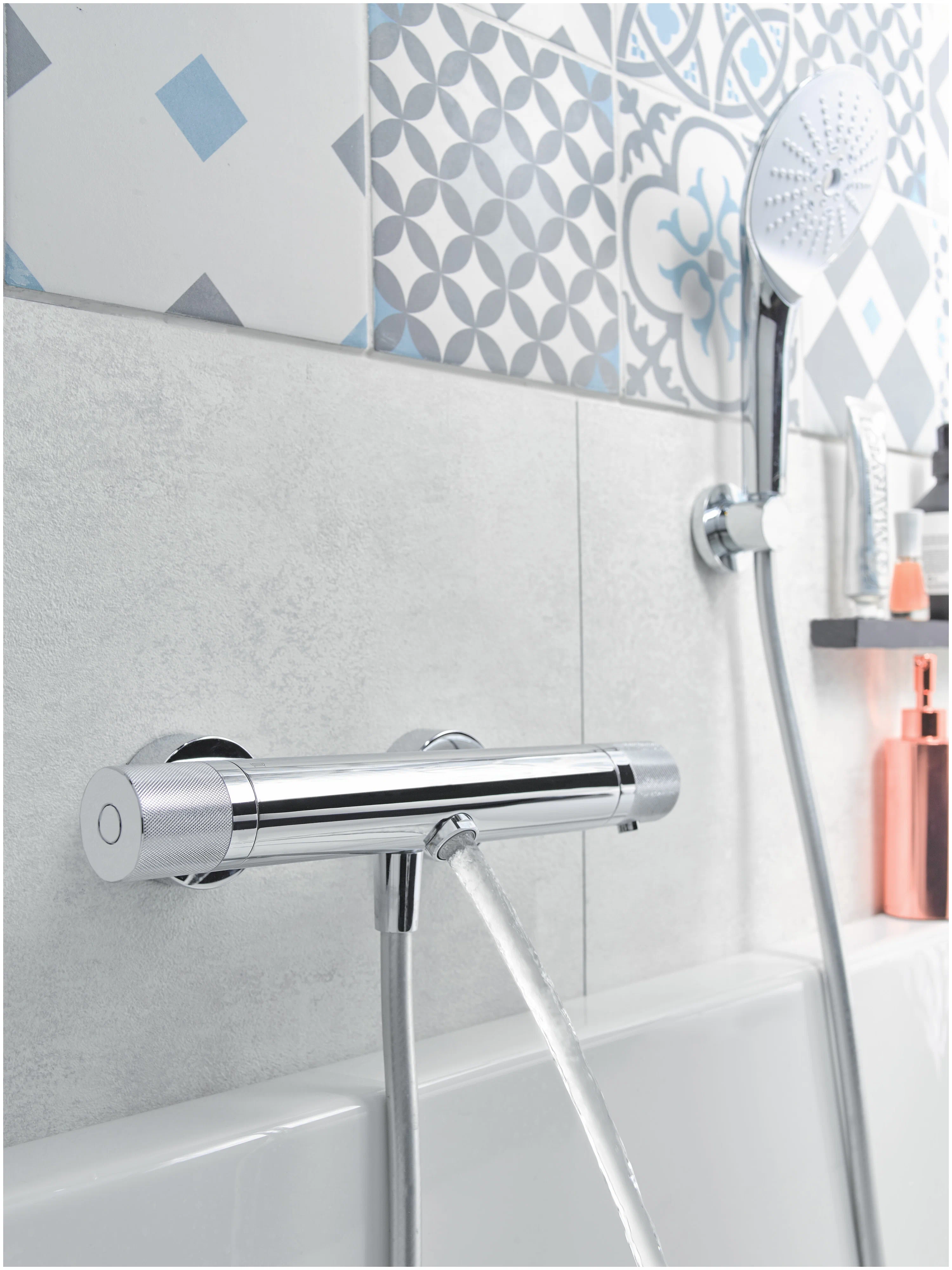 Термостат для ванны, хром Jacob Delafon Rivoli E24325-CP