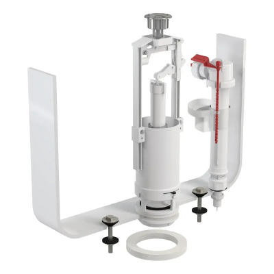 Выпускной комплект со стоп кнопкой, нижний подвод, хром Alcaplast SA2000S3/8