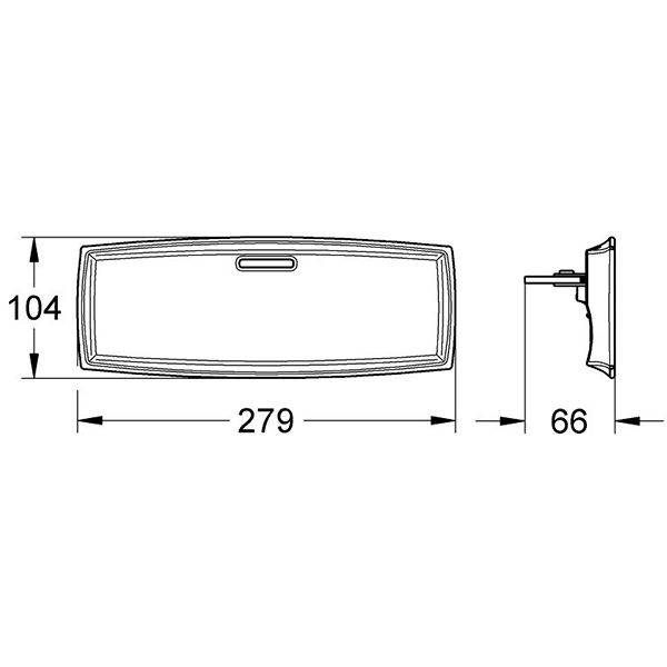 Полочка, керамика Grohe Grandera Easy Reach 18651000
