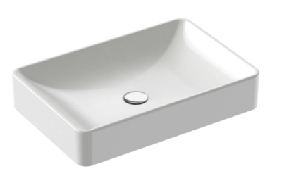 EVF102-00 VOX Накладная раковина 60x40 см, без отверстия для смесителя, с переливом, белая