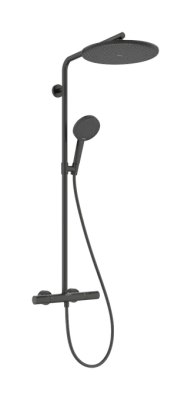Душевая система с термостатом для душа, шлиф. черный хром Hansgrohe Raindance Alive S 24592340