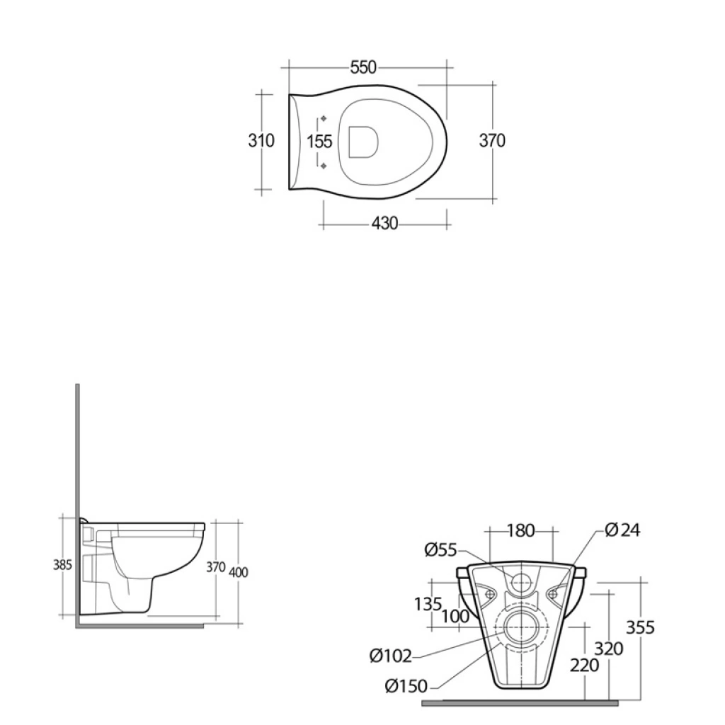 Унитаз подвесной Rak Ceramics Karla KR12AWHA