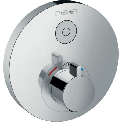 Термостат для душа, встраиваемый, на 2 потребителя, хром Hansgrohe ShowerSelect 15744000