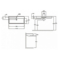 Раковина накладная 100, белая матовая Jacob Delafon Vivienne EXBJ112-BCM